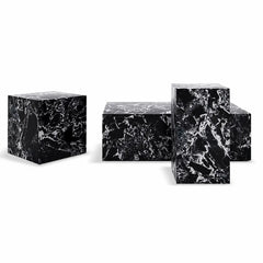 Jorevia Luxury Stone Coffee Table Set