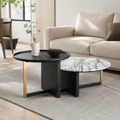 Mavienne Luxury Stone Fragrant Snow Plum Bangle Coffee Table