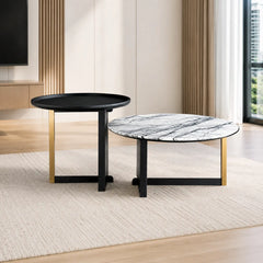 Mavienne Luxury Stone Fragrant Snow Plum Bangle Coffee Table