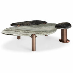 Elvarisse Luxury Stone Water Lilies Coffee Table