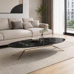 Oravelle Luxury Stone Amber Coffee Table