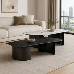 Lavenora Luxury Stone Keel Coffee Table