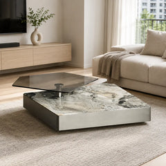 Alverose Luxury Stone Final Cut Coffee Table