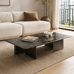 Floravine Luxury Stone Platinum Diamond Milton Coffee Table