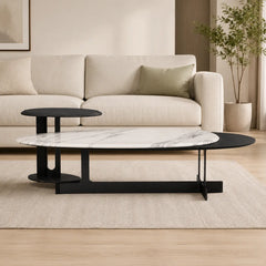 Navelisse Luxury Stone Minimalist Style Haumea Coffee Table