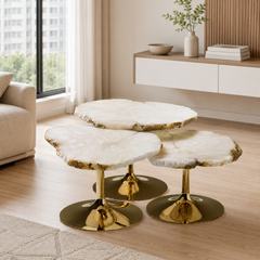 Haverin Luxury Stone Karlotta Coffee Table
