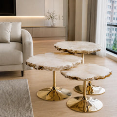 Haverin Luxury Stone Karlotta Coffee Table