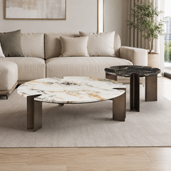 Lorvique Luxury Stone Pache Coffee Table