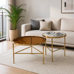Zorevia Luxury Stone Spanish Coffee Table