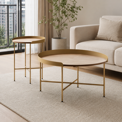 Cirevane Luxury Stone Bernard Coffee Table