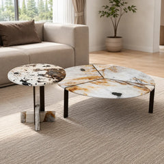 Elarique Luxury Stone Glover Coffee Table