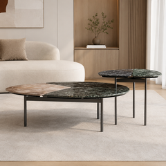 Cazielle Luxury Stone Natural Marble Handy Coffee Table