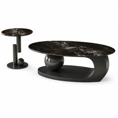 Lurovia Luxury Stone Louver Coffee Table