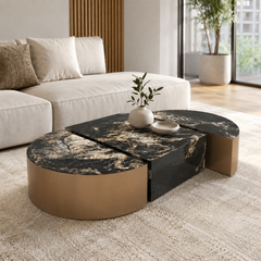 Ambriva Luxury Stone Bandle Coffee Table