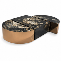 Ambriva Luxury Stone Bandle Coffee Table