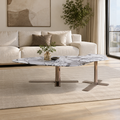 Brelano Luxury Stone Brajour Coffee Table