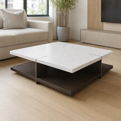 Dastelle Luxury Stone Slidria Coffee Table
