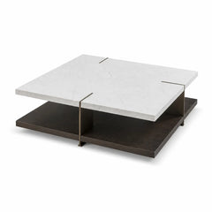 Dastelle Luxury Stone Slidria Coffee Table