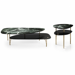 Nerovan Luxury Stone Kerater Coffee Table