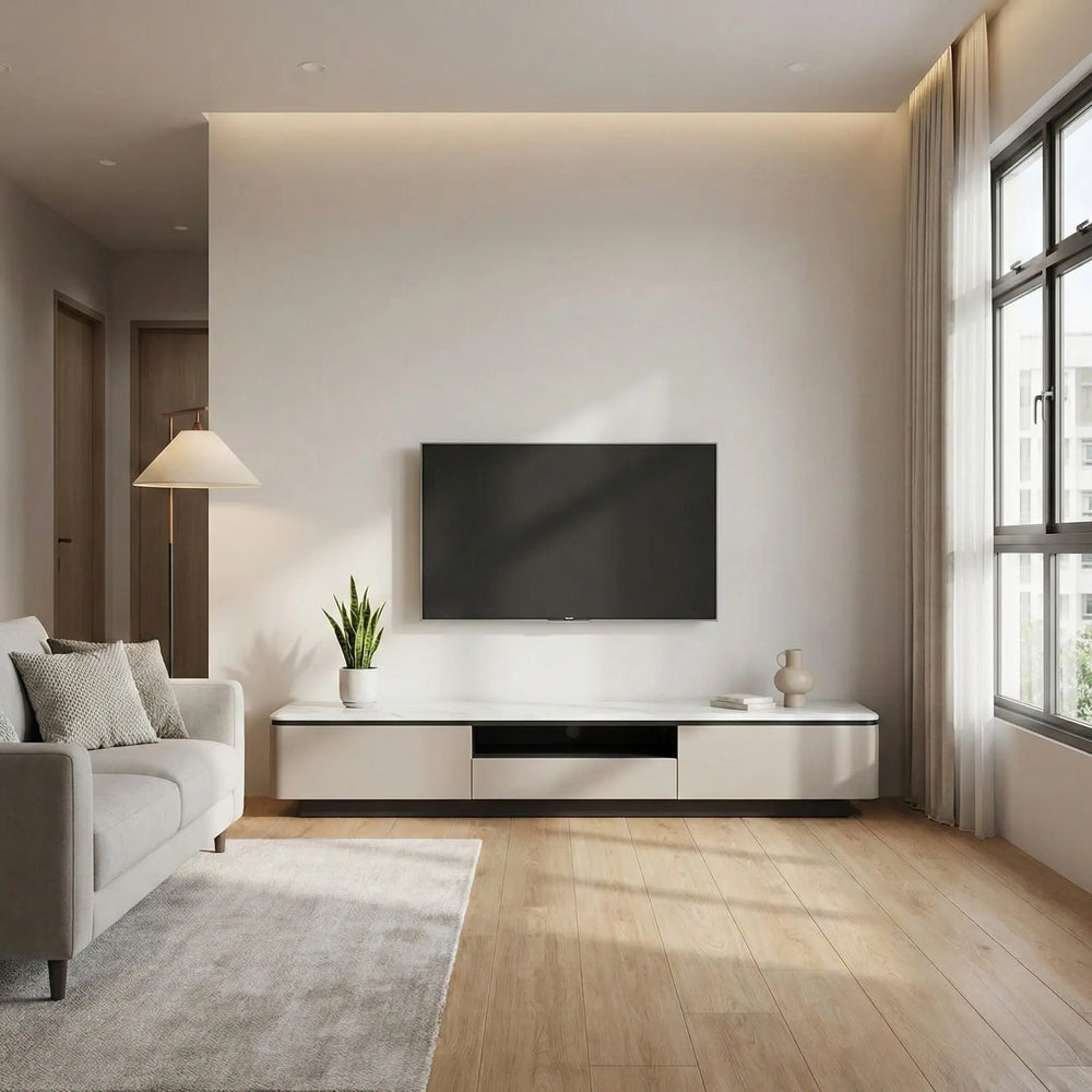 Haggins TV Console (Marble) TS