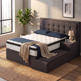 Covelle Fabric Platform Storage Bed Frame (Water Repellent) ARS