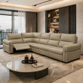 Merano Genuine Leather Recliner Sectional Sofa MB
