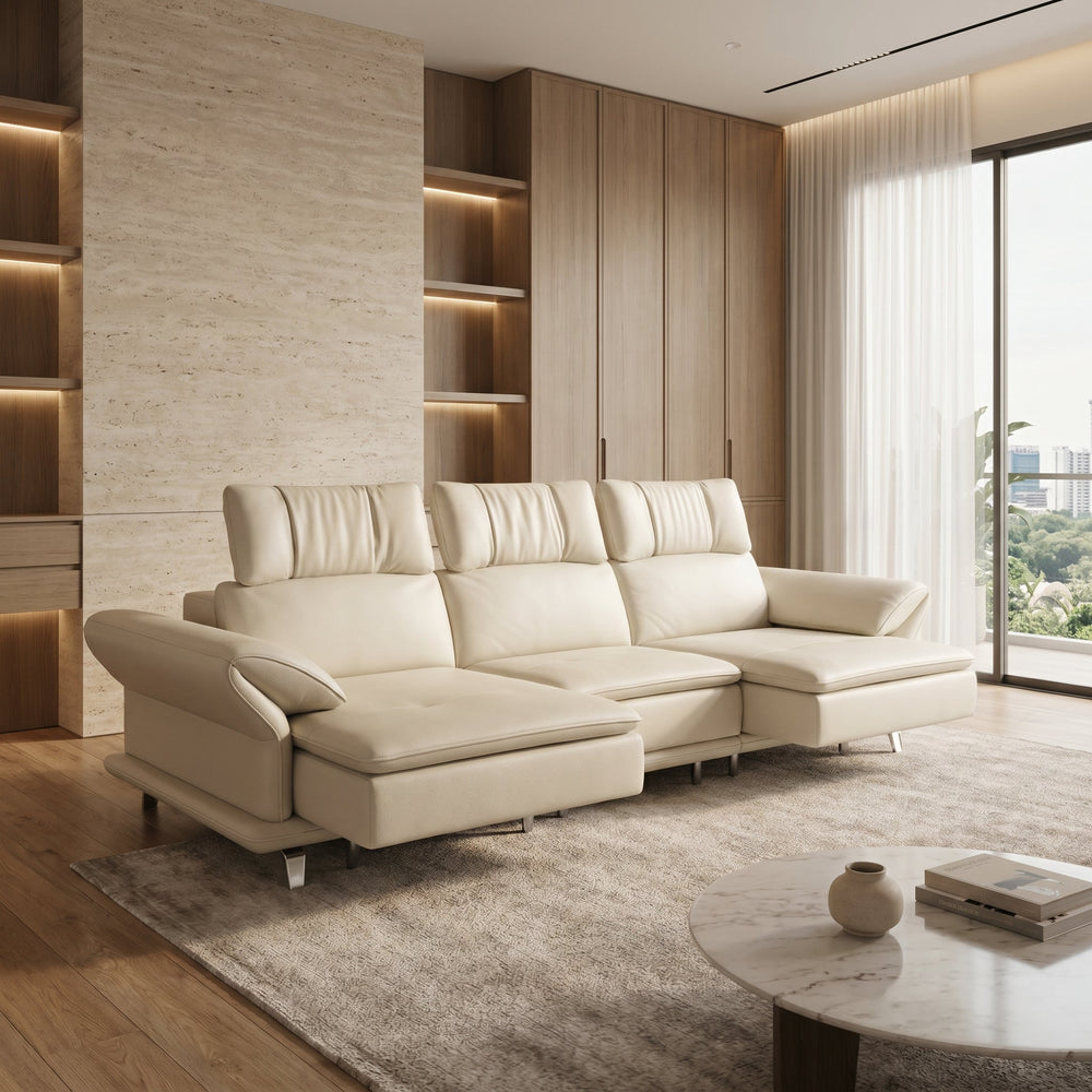 Noralis Genuine Leather Sofa Bed MB