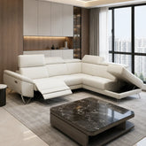 Asterelle Genuine Leather Recliner Sectional Sofa MB