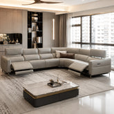 Brinova Genuine Leather Recliner Sectional Sofa MB