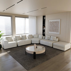 Orynel Fabric Corner Sofa (Sectional) (Pet Friendly & Easy Clean) - Esteller