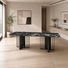 Pavia Rectangular Luxury Stone Dining Table