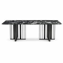 Pavia Rectangular Luxury Stone Dining Table