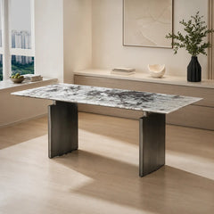 Arezzo Rectangular Luxury Stone Dining Table
