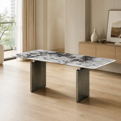 Arezzo Rectangular Luxury Stone Dining Table