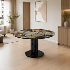 Livorno Round Luxury Stone Dining Table