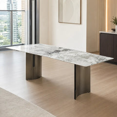 Mantova Rectangular Luxury Stone Dining Table