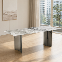 Mantova Rectangular Luxury Stone Dining Table