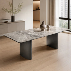 Infinito Rectangular Luxury Stone Dining Table