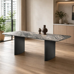Infinito Rectangular Luxury Stone Dining Table