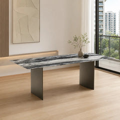 Cameron Rectangular Luxury Stone Dining Table