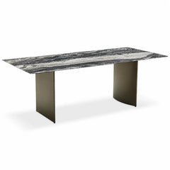 Cameron Rectangular Luxury Stone Dining Table