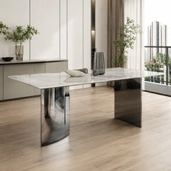 Vicenza Rectangular Luxury Stone Dining Table