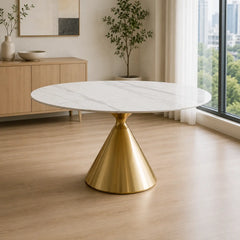 Cardova Round Luxury Stone Dining Table