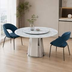 Brescia Round Luxury Stone Dining Table