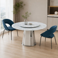 Brescia Round Luxury Stone Dining Table