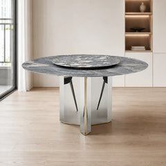 Lucita Round Luxury Stone Dining Table