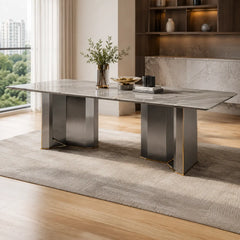 Salerno Luxury Stone Dining Table