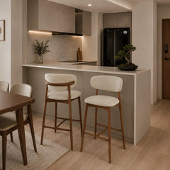 Aurenza Wooden Bar Stool BKJ