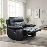 Ervon Genuine Leather Recliner Sofa - Esteller
