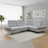 Xandor Fabric Adjustable Backrest & Armrest Corner Sofa (Pet Friendly & Easy Clean) - Esteller